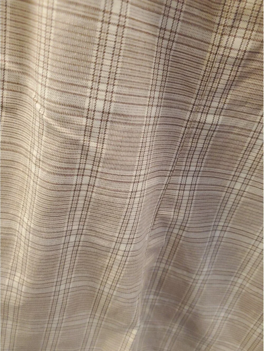Gap Plaid Tan  stretch skirt Sz 2
